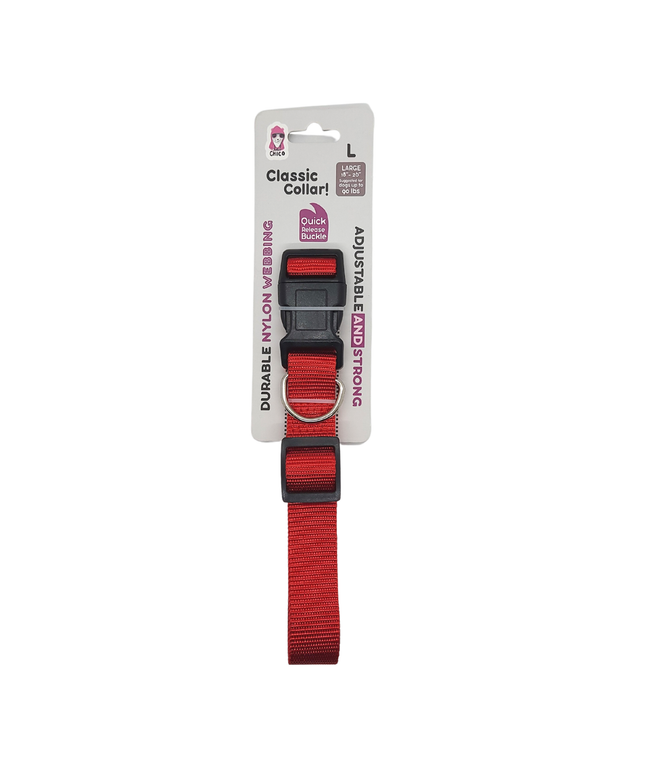 Quick-Release Nylon Dog Collar – Stylish & Durable, Adjustable Fit