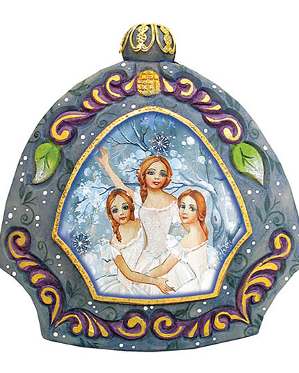 Nutcracker's Fairies Sculpted Hand-Painted Christmas Ornament by G. DeBrekht - Christmas Décor - 6102831