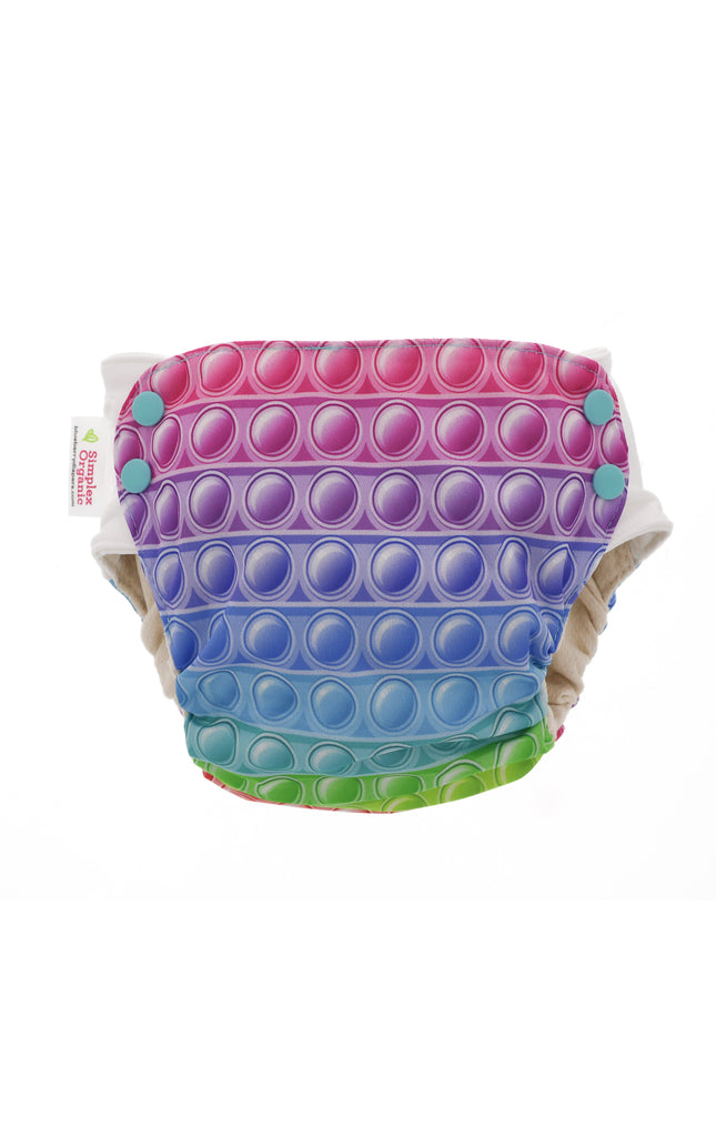 Side Snap Simplex in Organic Cotton