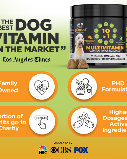 10 in 1 Multivitamin Chews for Dogs (Peanut Butter & Pumpkin Flavor)
