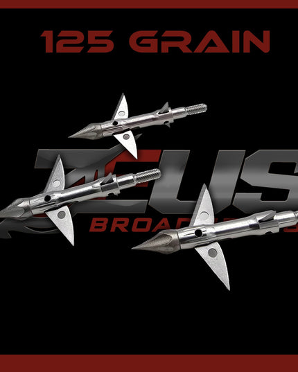 ZEUS 125 GRAIN BROADHEADS (3 PACK)