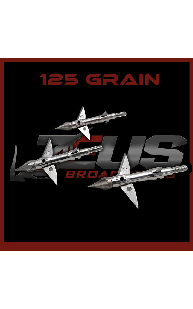 ZEUS 125 GRAIN BROADHEADS (3 PACK)