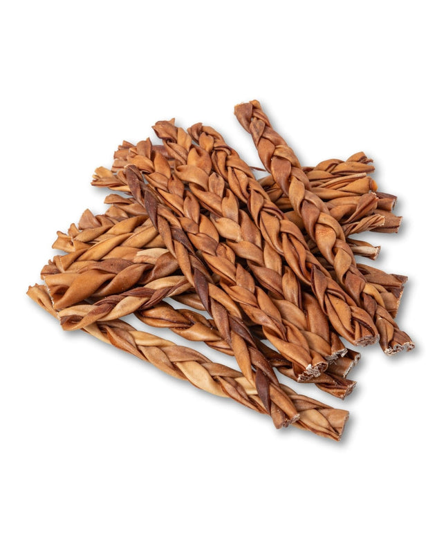 All-Natural Braided Collagen Stick Dog Treats, Supports Joint, Skin & Coat Health – 12-Inch Standard (25/Case)
