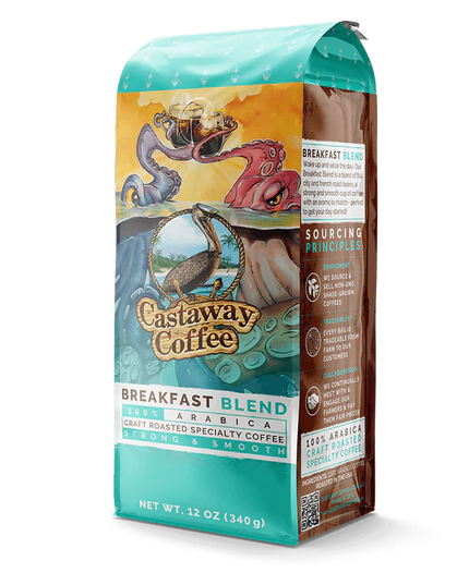 Light-Medium Starter Pack (Monsoon Malabar, Breakfast Blend, Bourbon Infused; 12OZ)