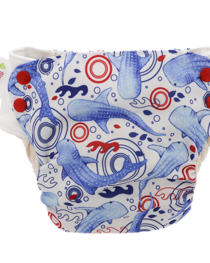 Side Snap Simplex in Organic Cotton