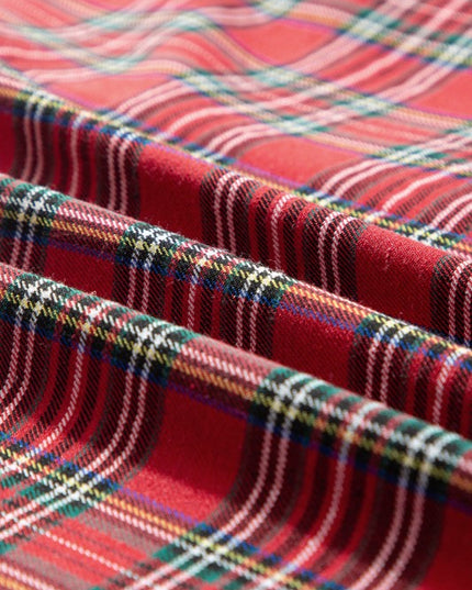 Plus Size Christmas Plaid Shirt and Pants Set