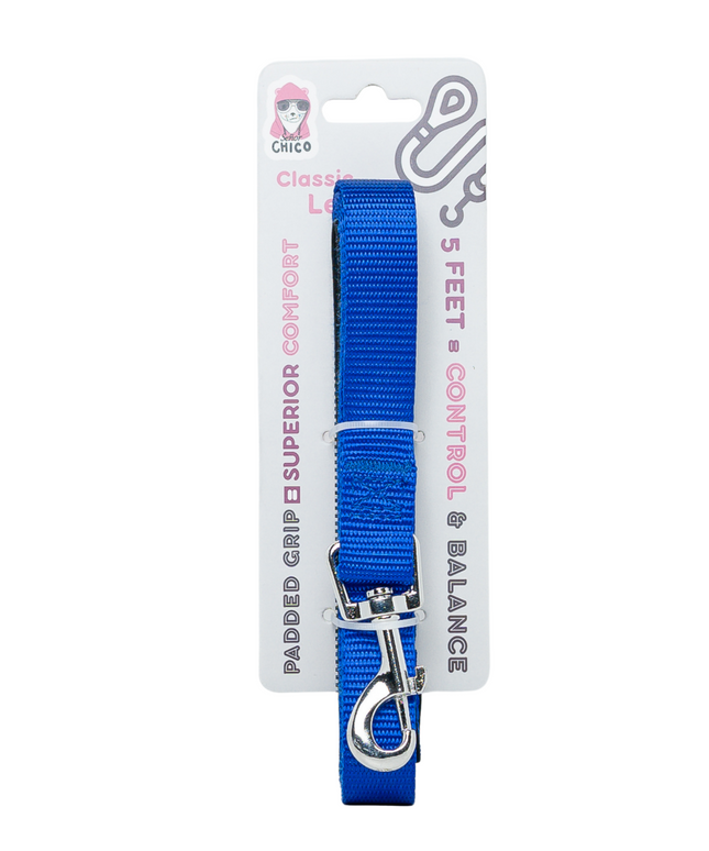 Padded Grip Dog Leash – Durable Nylon, Comfortable, and Secure – 5ft.