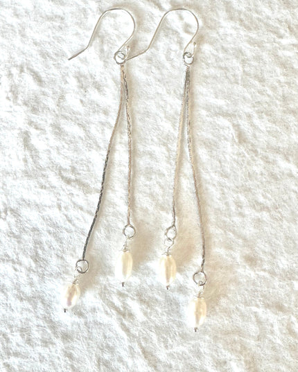 Tassel Gemstone Dangle Earrings