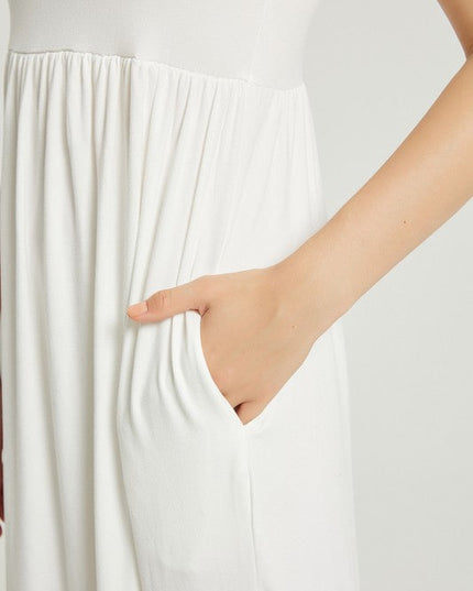 Women's Summer Casual Maxi Dress With Pocket