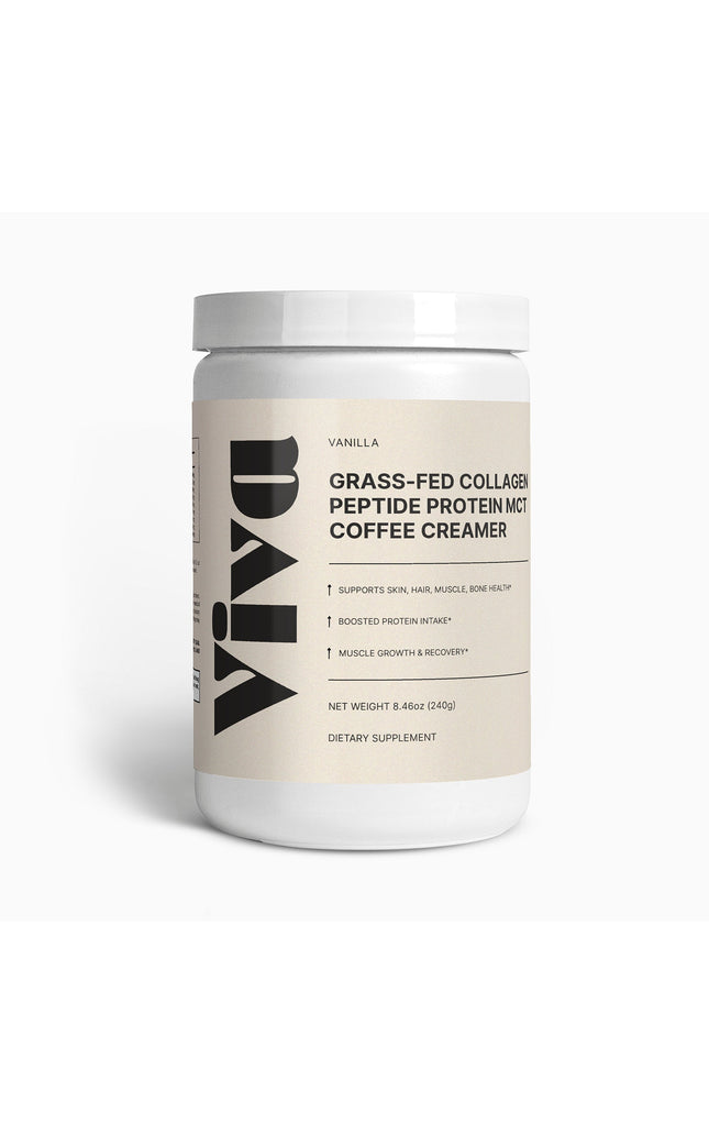 Grass-Fed Collagen Peptide MCT Protein Coffee Creamer (Vanilla)