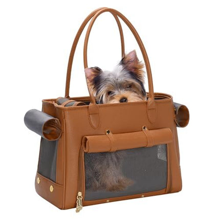 Premium Leather Pet Carrier