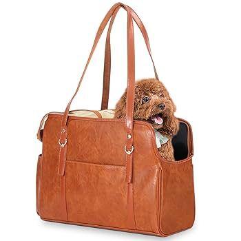 Premium Leather Pet Carrier
