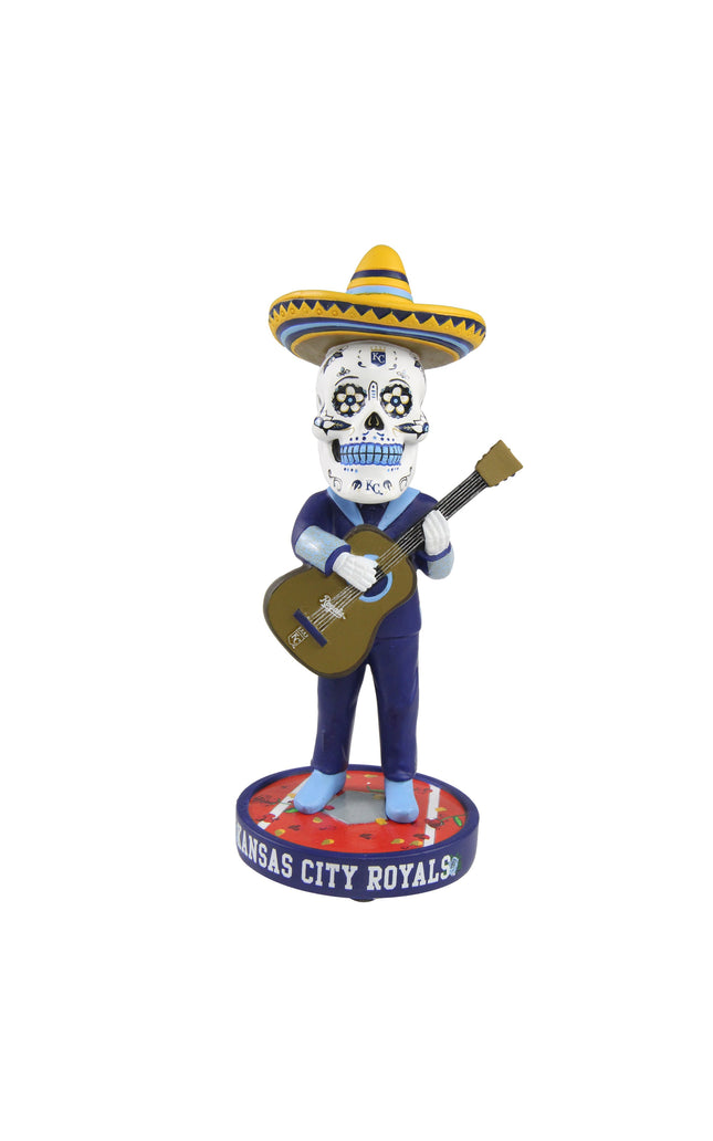 Kansas City Royals Day Of The Dead Sugar Skull MLB Bobblehead