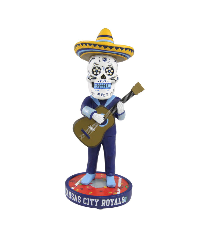 Kansas City Royals Day Of The Dead Sugar Skull MLB Bobblehead