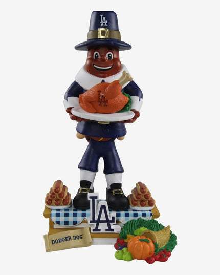 Dodger Dog Los Angeles Dodgers November Bobble of the Month Thanksgiving Bobblehead