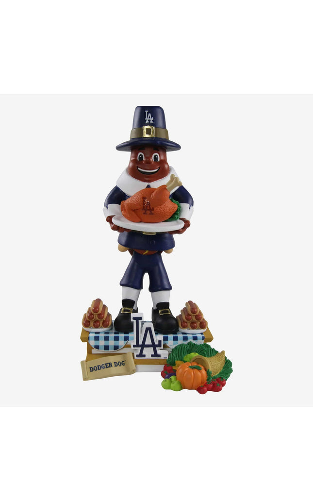 Dodger Dog Los Angeles Dodgers November Bobble of the Month Thanksgiving Bobblehead