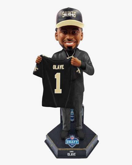 Chris Olave New Orleans Saints 2022 Draft Pick No. 11 NFL Bobblehead