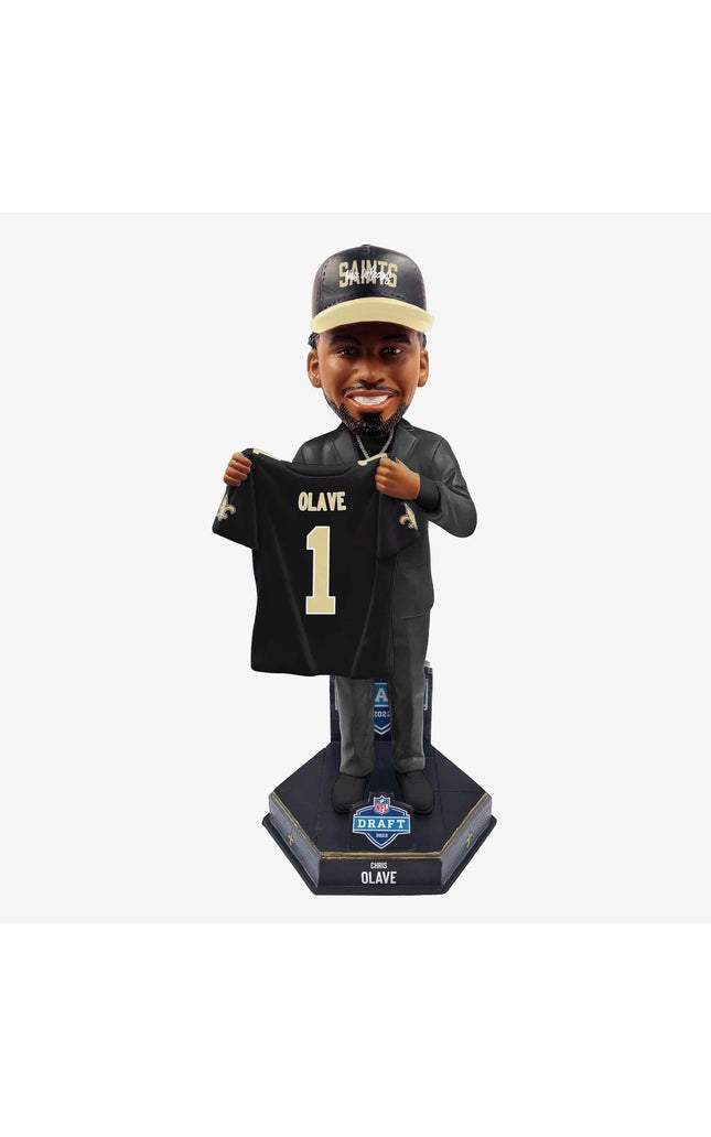 Chris Olave New Orleans Saints 2022 Draft Pick No. 11 NFL Bobblehead