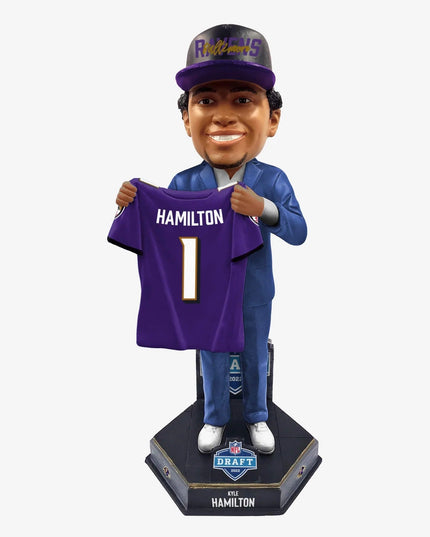 Kyle Hamilton Baltimore Ravens 2022 Draft Pick No. 14 NFL Bobblehead