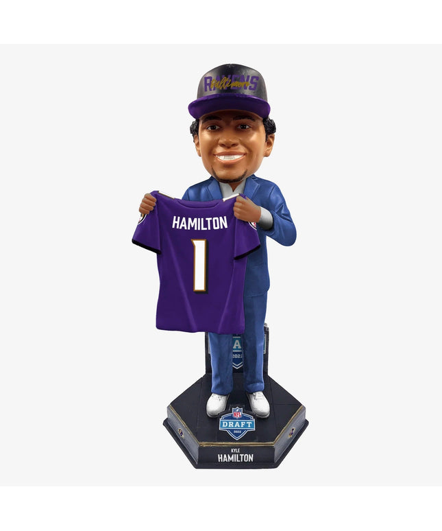 Kyle Hamilton Baltimore Ravens 2022 Draft Pick No. 14 NFL Bobblehead