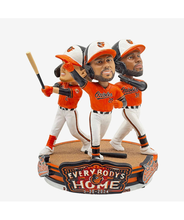 Baltimore Orioles Everybody Home Mini Bobblehead Scene MLB Bobblehead