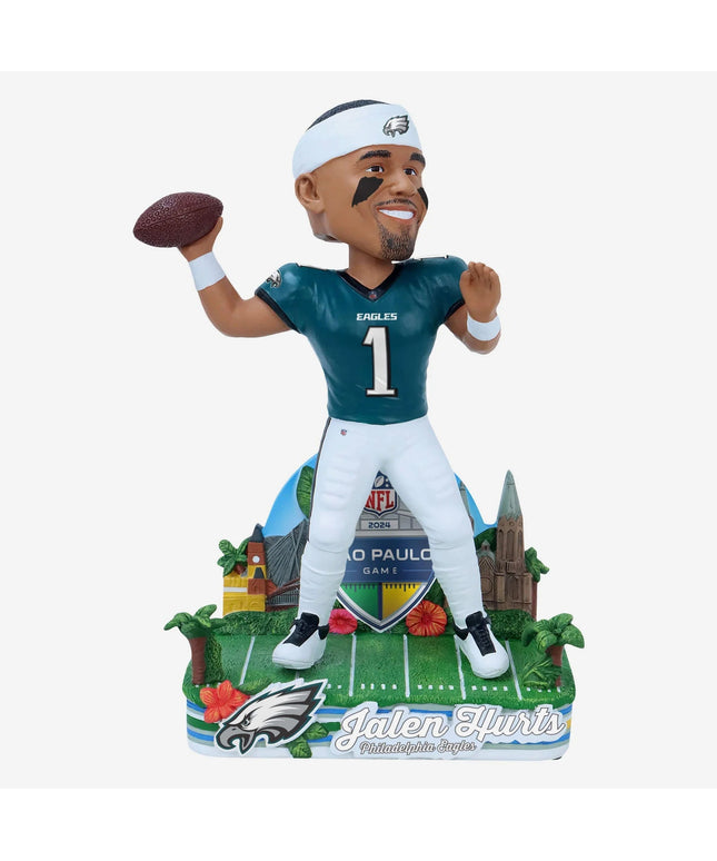 2024 NFL Corinthians Arena Sao Paulo Brazil Opening Game Bobbleheads