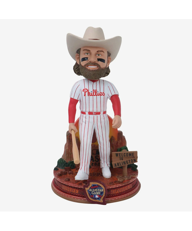 Bryce Harper Philadelphia Phillies 2024 MLB All Star Cowboy Bobblehead