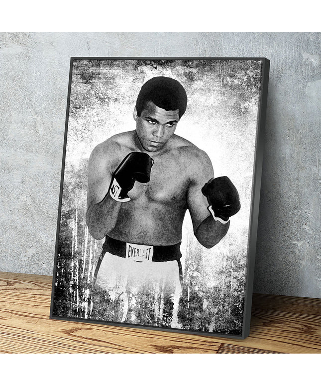 ALI The Louisville LIP Canvas Wall Art, Muhammad Ali Motivational Decor