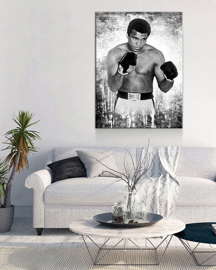 ALI The Louisville LIP Canvas Wall Art, Muhammad Ali Motivational Decor