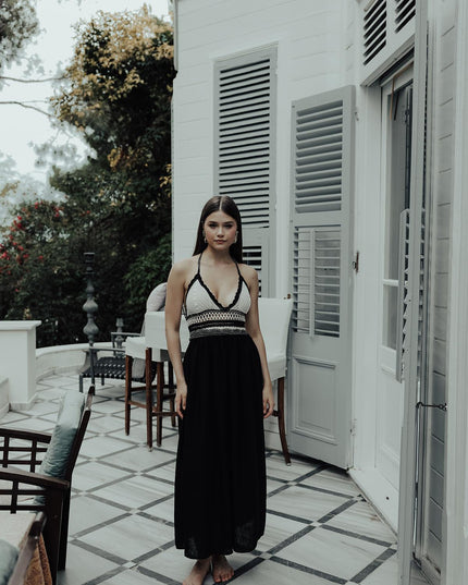 Rey Lace Dress — Black