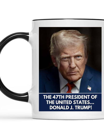 47th President Trump Mug | Trump Gift for Him | Independence Day Patriotic Coffee Cup | MAGA Supporter Political Gift 682449 - GOP