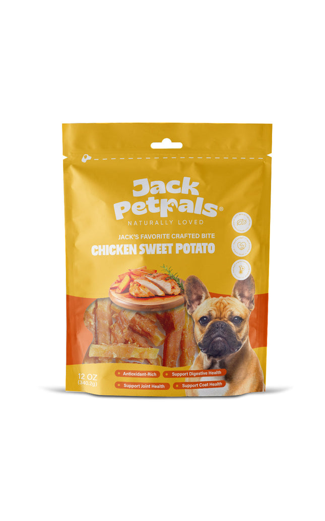 Jack PetPals Crafted Bite Chicken Sweet Potato Dog Treats (12oz)