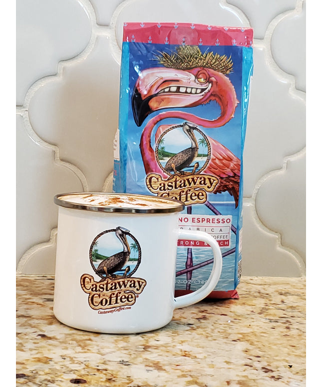 12oz Camp Coffee mug - Castaway