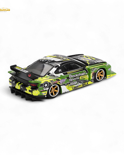 (Pre-Order) MINI-GT Nissan LB-Super Silhouette S15 Silvia #555 V2 2024 Formula Drift Japan - 1:64