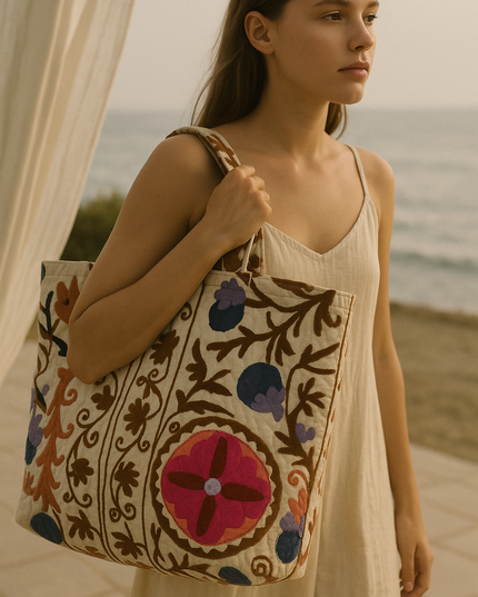 PomeGranadas Suzani Tote Bags