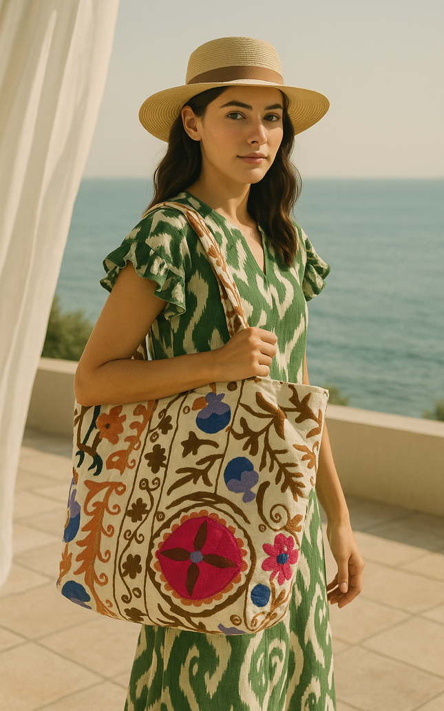 PomeGranadas Suzani Tote Bags