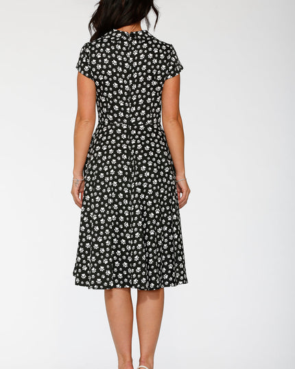 20551 Cat Paw Swing Dress in Black