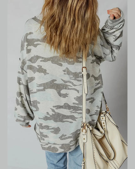 Camouflage Long Sleeve Sweatshirt