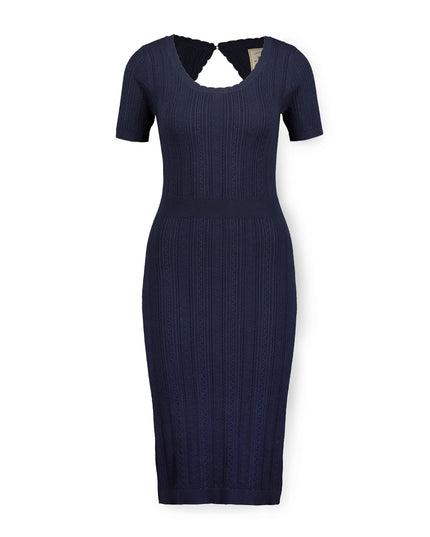 Fitted Cable Sweater Dress