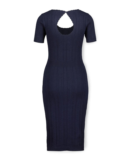 Fitted Cable Sweater Dress