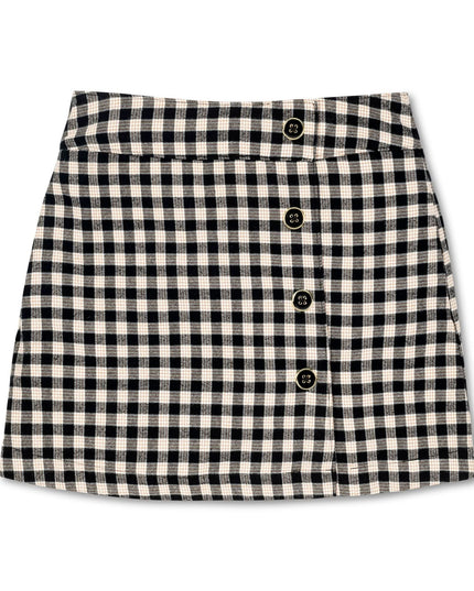 Flannel Mini Skirt