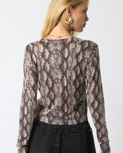 Reese Python Cardigan