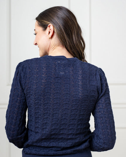 Organic Pointelle Sweater