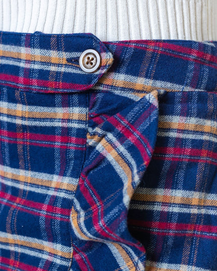 Organic Flannel Ruffle Skirt