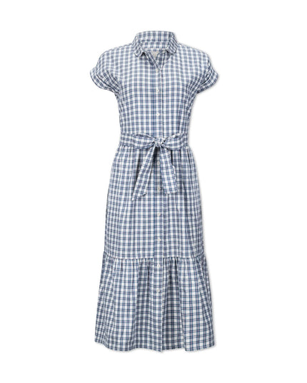 Button Front Organic Maxi Dress