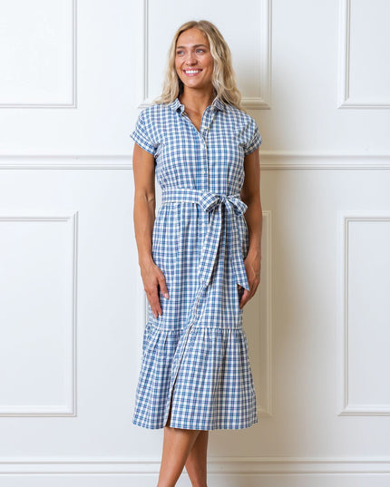 Button Front Organic Maxi Dress