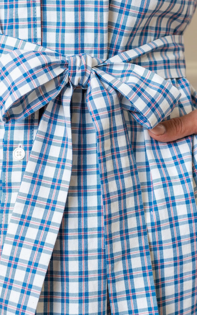 Button Front Organic Maxi Dress