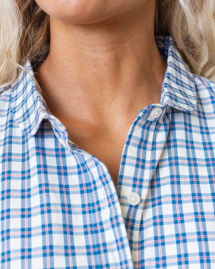 Button Front Organic Maxi Dress