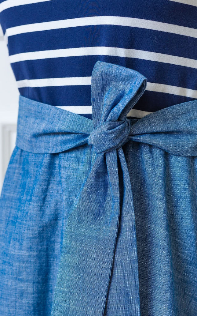 French Jersey Skater Dress