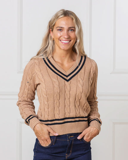 V-Neck Cricket Sweater